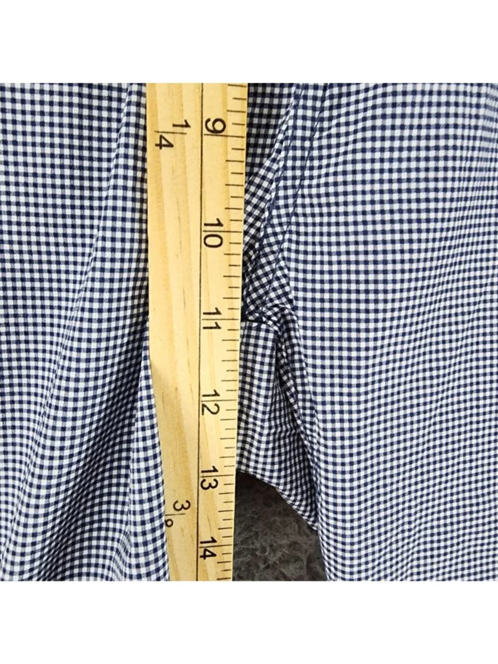 Nifty Genius Pants Mens 34x32 Blue Plaid High Rise Trouser *NWT*